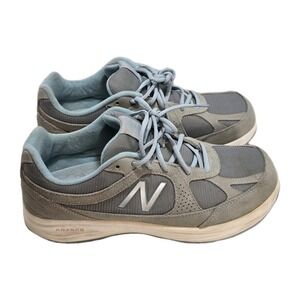 👟 New Balance 877 Women's Walking Shoes Gray/Light Blue Size 11 (2E‎ Wide)